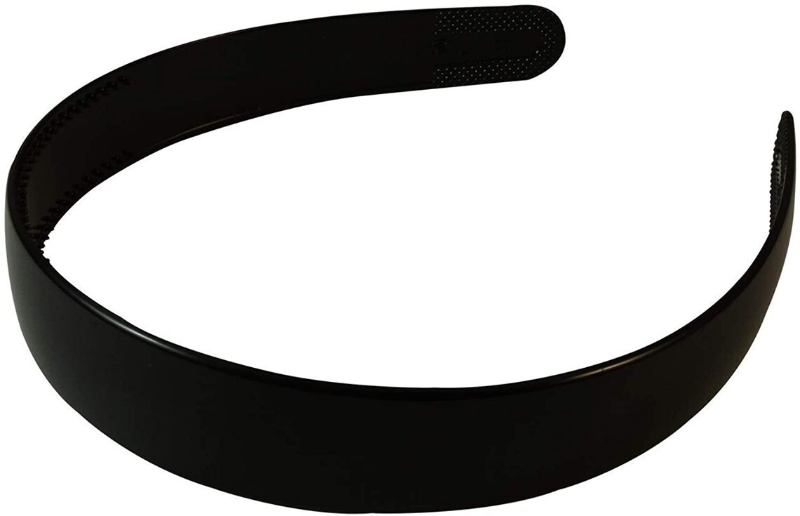 thin black hair band