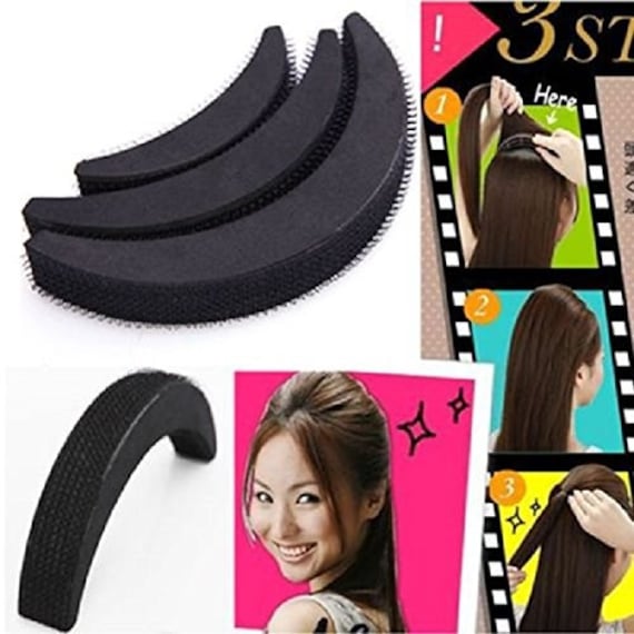 Hair Volumizing Black 3 in 1 Hair Style Bumpit Hair Clip Hair - Etsy Hair Volumizing Black 3 in 1 Hair Style Bumpit Hair Clip Hair - Etsy
