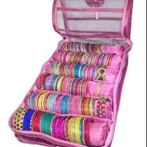 6 Roll Beige Bangles Bracelet Cover Bag Indian Bangles Travel Cases Storage Box Gift Organizers Zip Lock For Bangles Free Shipping