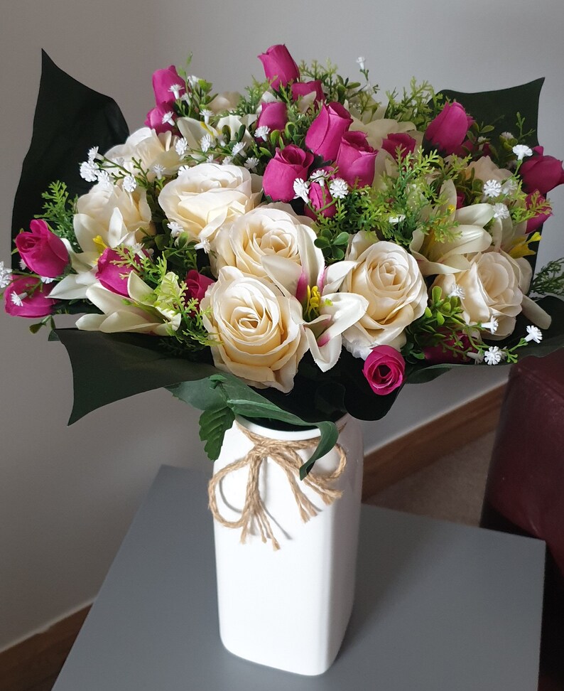 artificial silk flower arrangements