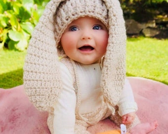 Bunny Ear Bonnet Easter Bonnet Baby 