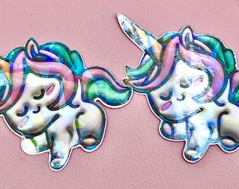 Sticker en vinyle Licorne magique | Sticker coloré