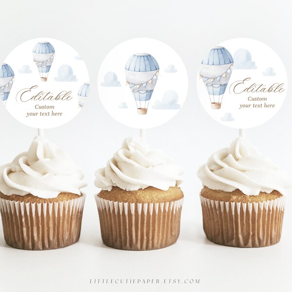 Hot Air Balloon Cake Topper - Etsy