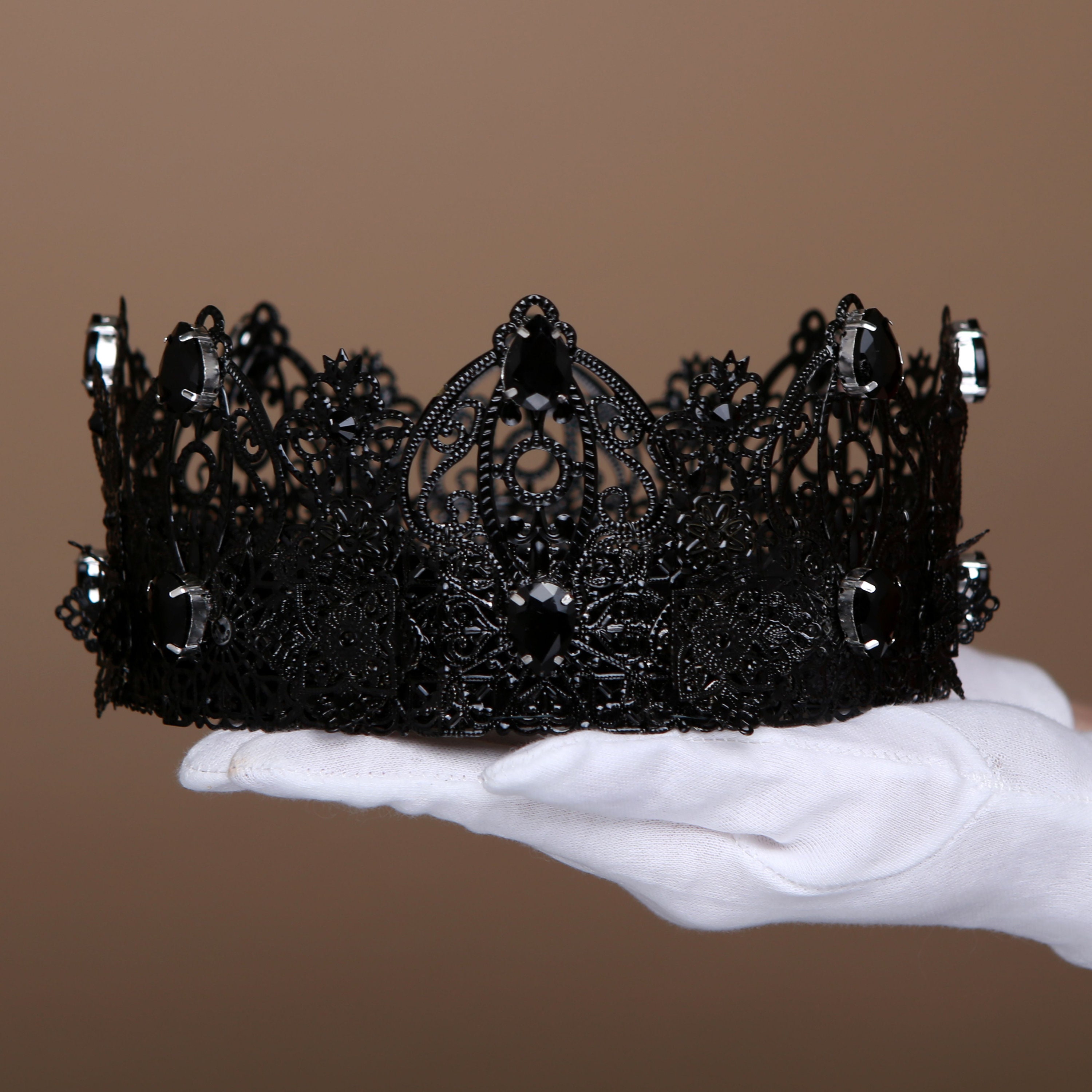 Black Metal Crown King Crown Men's Crown Medieval Crown Etsy