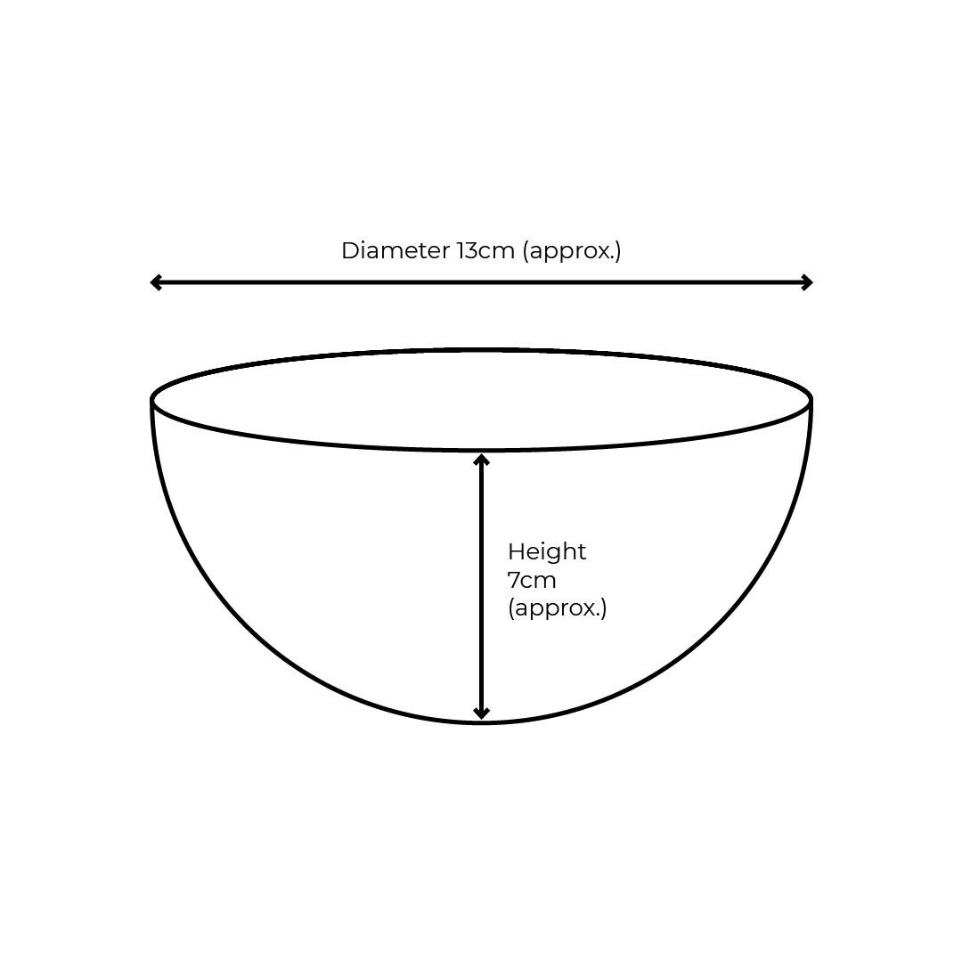 Coconut Bowl Jake & Maddie Sliver Brown Eggshell Pattern Paint Etsy UK