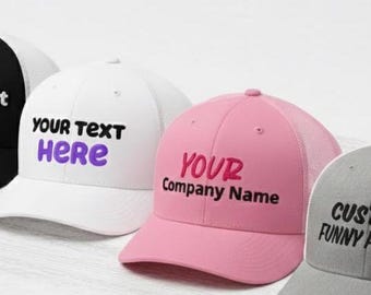 Benutzerdefinierte Text Trucker Cap: Personalisierte gestickte Logo Cap