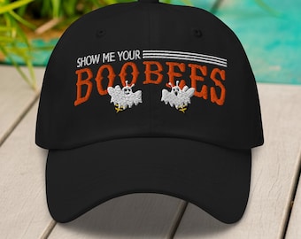 Boo Bees Dad Hat: Lustige Geisterbienen-Halloween-Mütze