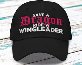 Gorra de papá de romance fantástico: Salva a un dragón, monta a un líder de alas, gorra intelectual