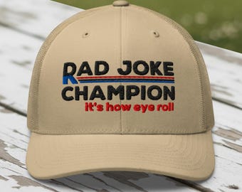 Papa Joke Champion Trucker Hat - Lustige Papa Humor Mesh Cap