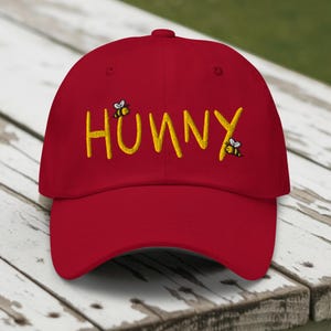 Gorra de béisbol bordada con diseño de abeja de miel: diseño clásico de Winnie the Pooh