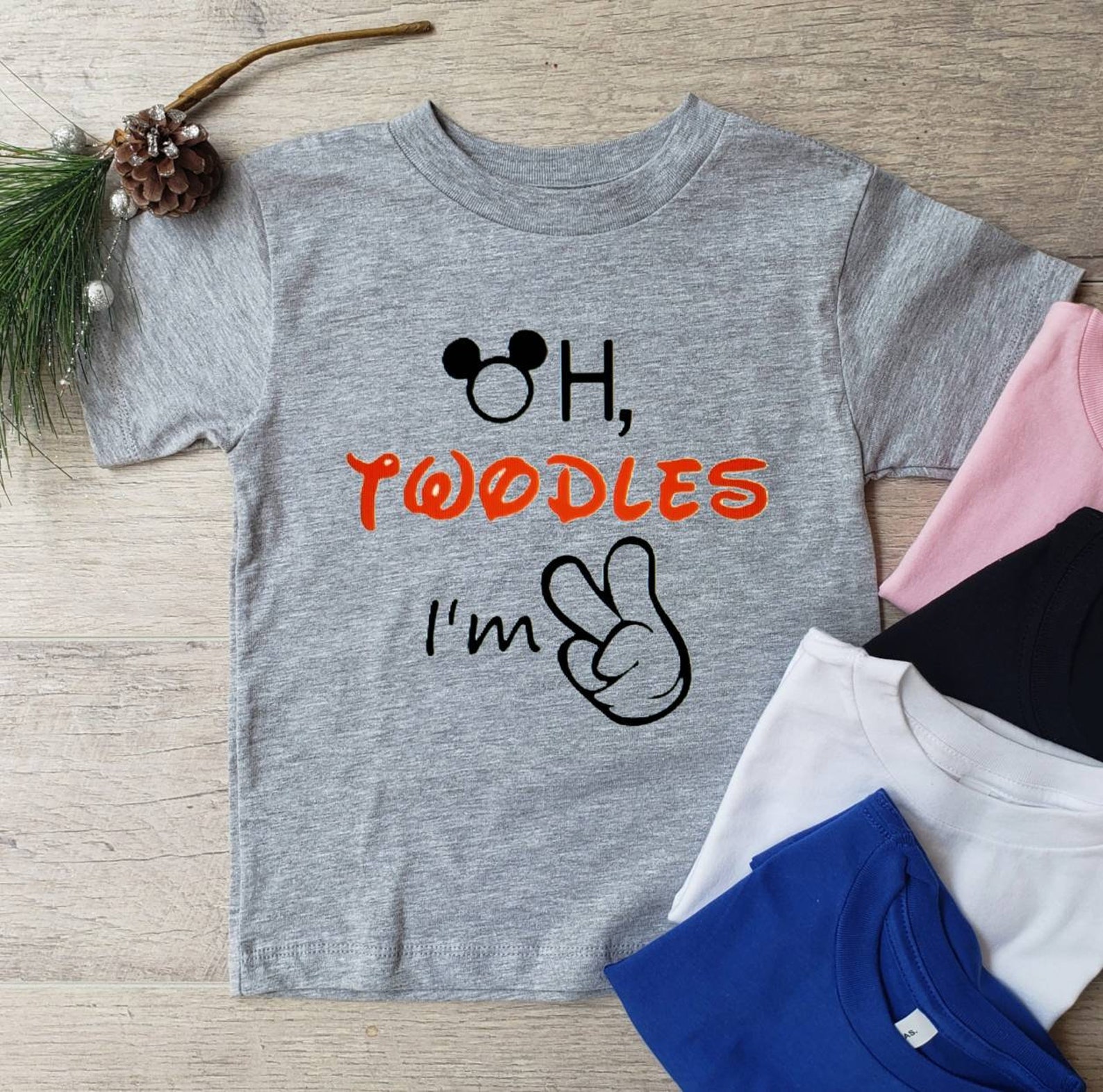 Oh Twodles I'm Two Kids Shirt Oh Toodles Shirt Mickey | Etsy