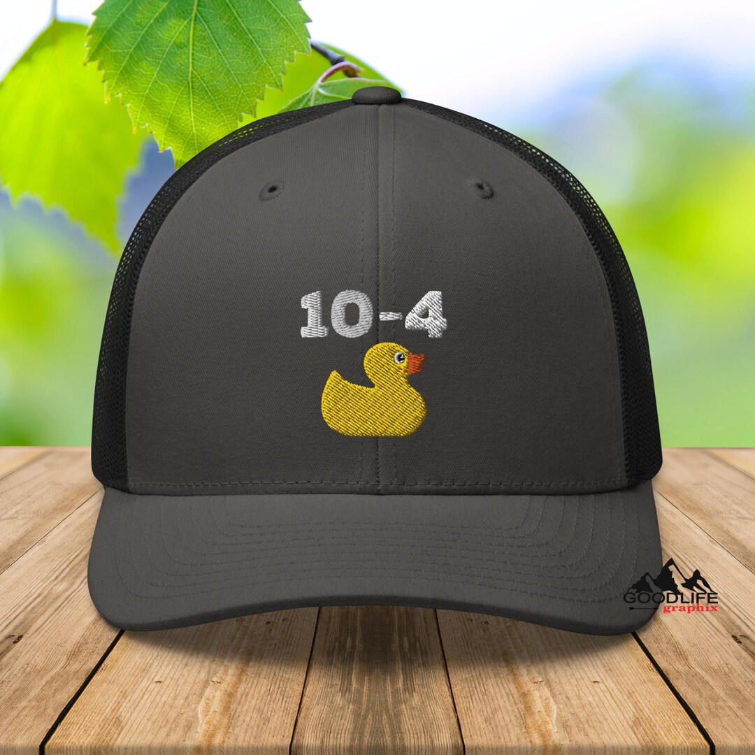10-4-rubber-ducky-hat-semi-truck-hat-ten-four-rubber-ducky-etsy