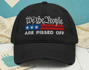 Wir, das Volk, sind sauer auf Dad Hat: Amerikanische Vatertagsmütze