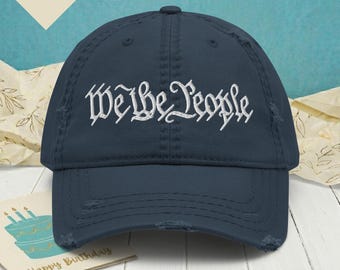 We The People Dad Hat: Amerikanische Vatertagsmütze