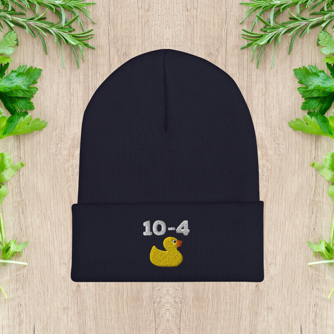 10-4-rubber-ducky-beanie-hat-trucker-convoy-beanie-semi-etsy