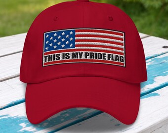 American Flag Dad Hat: Stars and Stripes Vatertagsmütze