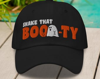Schütteln Sie diesen Boo-ty Dad Hut: Lustige Halloween-Geist-Kappe