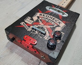 Premium 6 String Electric Cigar Box Guitar 2025-7 - Etsy