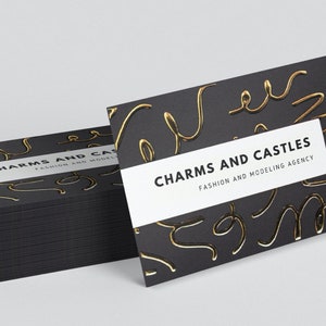 Gold Foil Business Card Printing | Silver Foil Business Cards | Foil Printing | Business Card Printing | Luxury 450gm Velvet Laminated Print