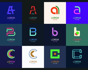 logotipo personalizado, kit de inicio de marca para pequeñas y grandes empresas