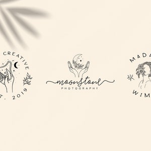 Creerò un logo personalizzato disegnato a mano, logo botanico, logo floreale, logo femminile, logo di bellezza, logo minimalista, logo fotografico, logo Boho