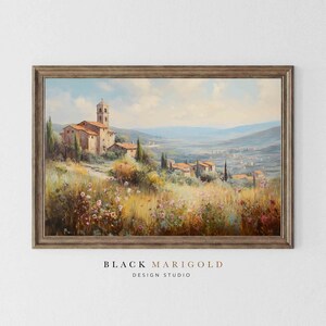 Chapel&#39;s Vista |  Vintage Oil Painting Wall Art