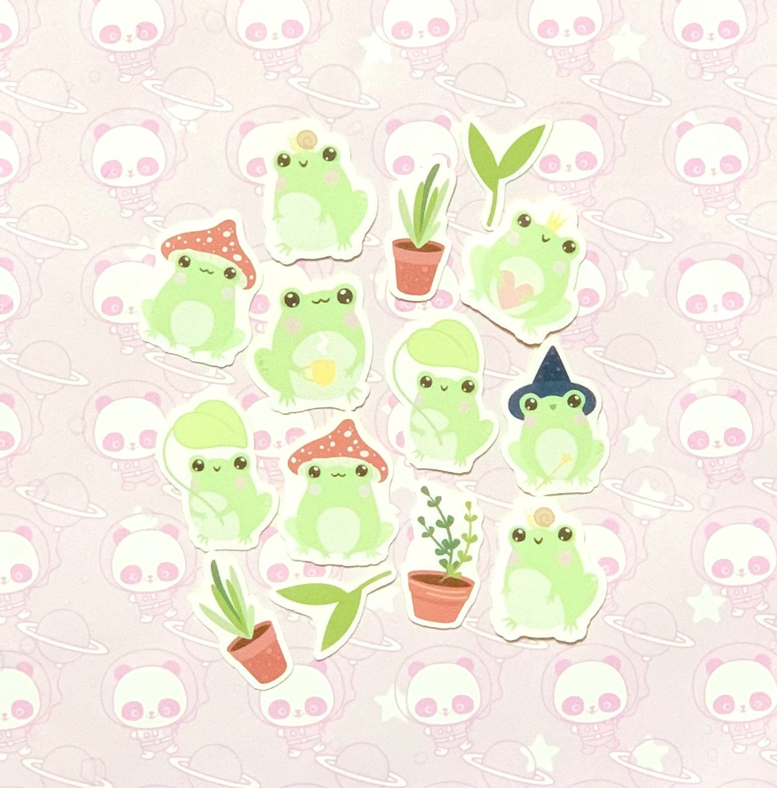 32 Cute Kawaii Frog Stickers Journal, Diary Stickers, Scrapbooking, Frogs  USA