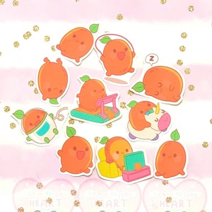 30 Pack Paper Kawaii Couch Potato Stickers