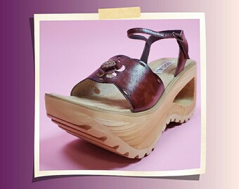 chunky wooden sandals