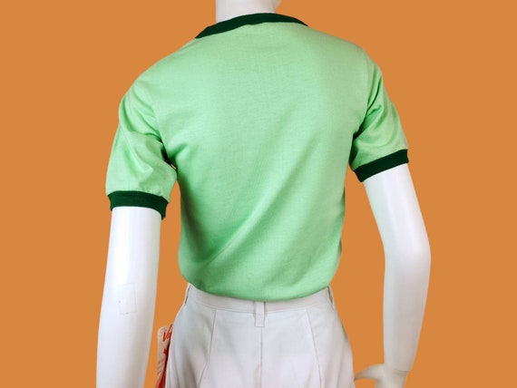 ROACH '76 frog t-shirt. Heathered pistachio green… - image 6
