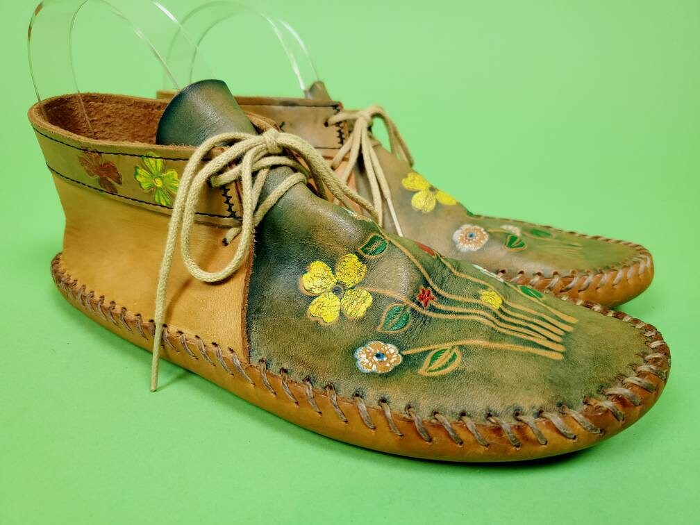 tooled moccasins