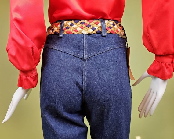 Rare Anne Klein vintage 70s/80s blue jeans. Super
