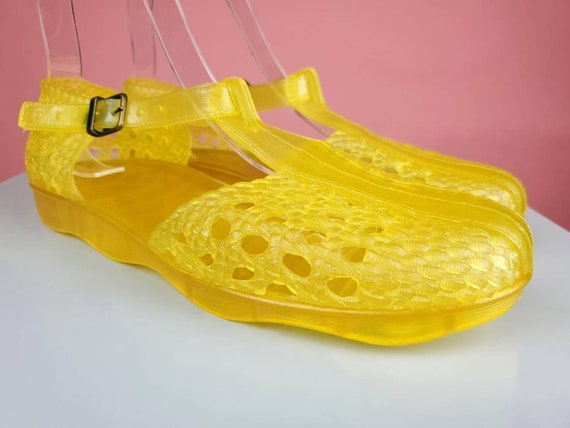 Deadstock 1970s jelly sandals by FAMOLARE. Molded… - image 2