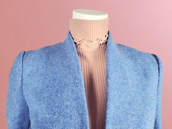 Vintage Wool Patchwork Jacket: 1980s Novelty cott… - image 6