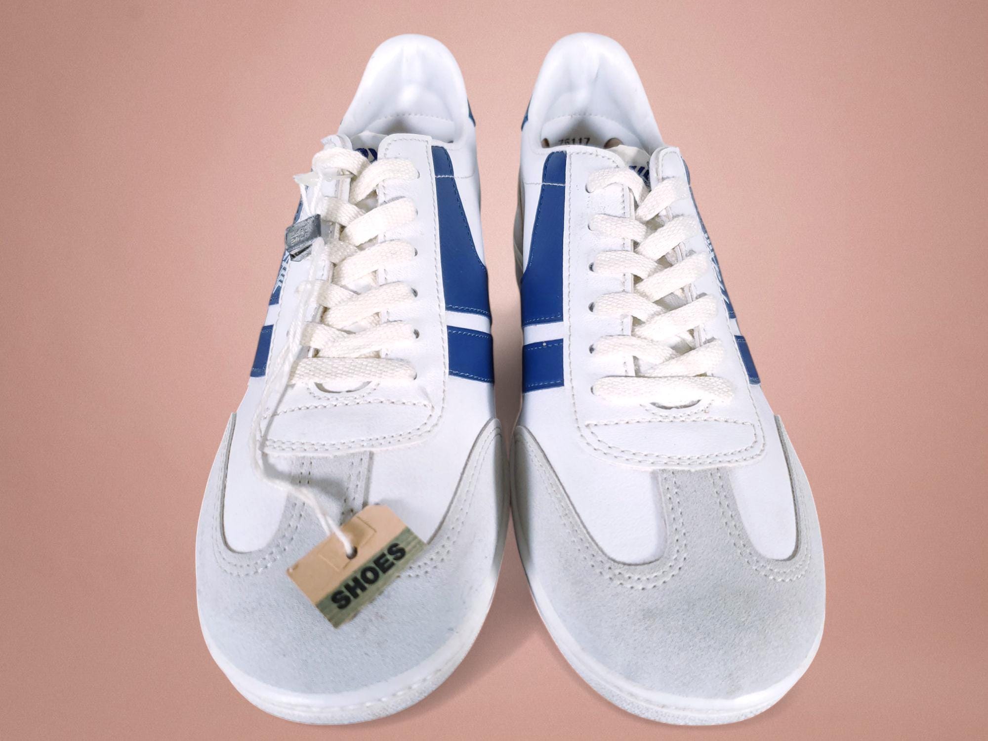 Trax Athletic Vintage Trainers Blue And White Men’s Size 7.5 Trax vintage 70 main image 3