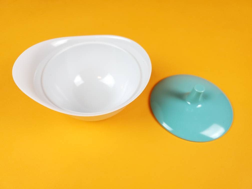 Vintage 60s Melamine Dinnerware. MCM Home Decor Dishes Etsy