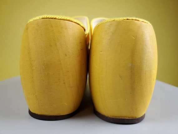 Vintage 60s Mod Colorblock Clogs by Pappagallo (S… - image 4