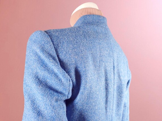 Vintage Wool Patchwork Jacket: 1980s Novelty cott… - image 7