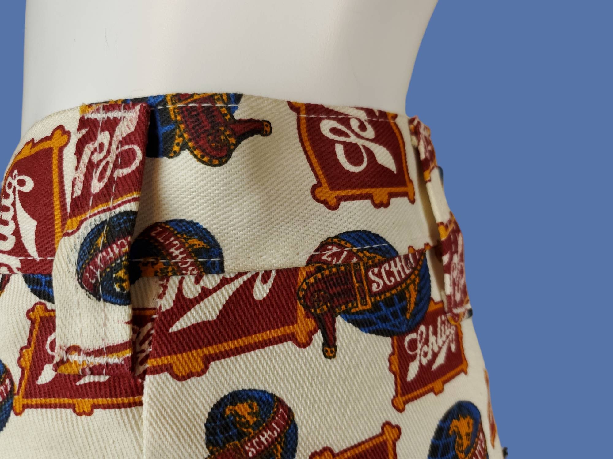 1970s Schlitz Beer Print Shorts: Vintage Novelty Cut-offs - Etsy