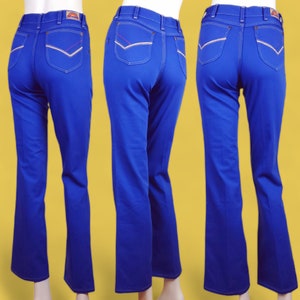 Vintage 70s Wrangler Jeans: Embroidered Pockets, SLIM Fit, Deadstock (XXS Jr Petite) image 3
