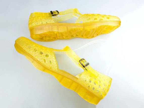 Deadstock 1970s jelly sandals by FAMOLARE. Molded… - image 7