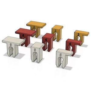 Xtool P2/P2S Laser Slat Hold Down Clips – 3D Printable STL/3MF Files