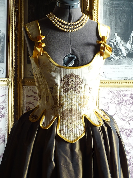 Bespoke Corset Dress (Satin or Brocade)