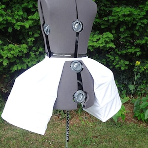 Pocket hoops 1760-1780 (panniers pocket hoops) SIZE 2 (60 cm semi-circle) historical reenactment cosplay