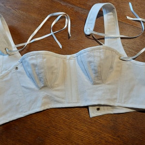 ELENA short corset Empire Regency style Jane Austen historical reenactment cosplay