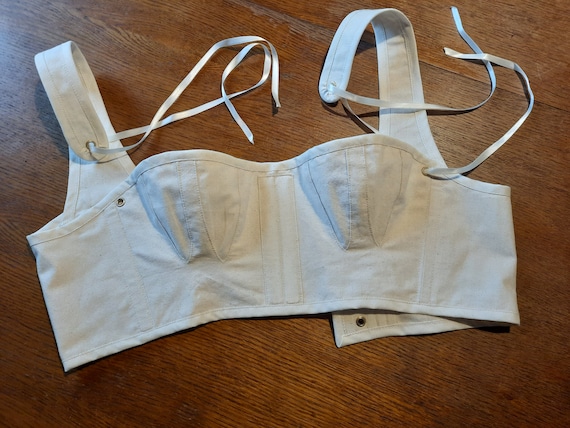 Corset court ELENA  style Empire Regency Jane Austen reconstitution historique cosplay