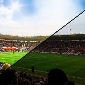 Middlesbrough Riverside Stadium Digital Print, Middlesbrough football club, Football artwork