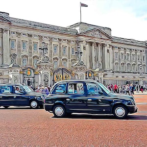 Buckingham Palace Digitaldruck, London Kunst