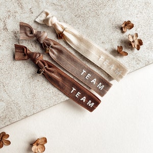 Team Bride elastic bracelet inscription &quot;TEAM BRIDE&quot; I special gift bachelorette party I personal bride I Wedding I wedding