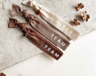 Team Bride Armband Aufschrift "TEAM BRIDE"